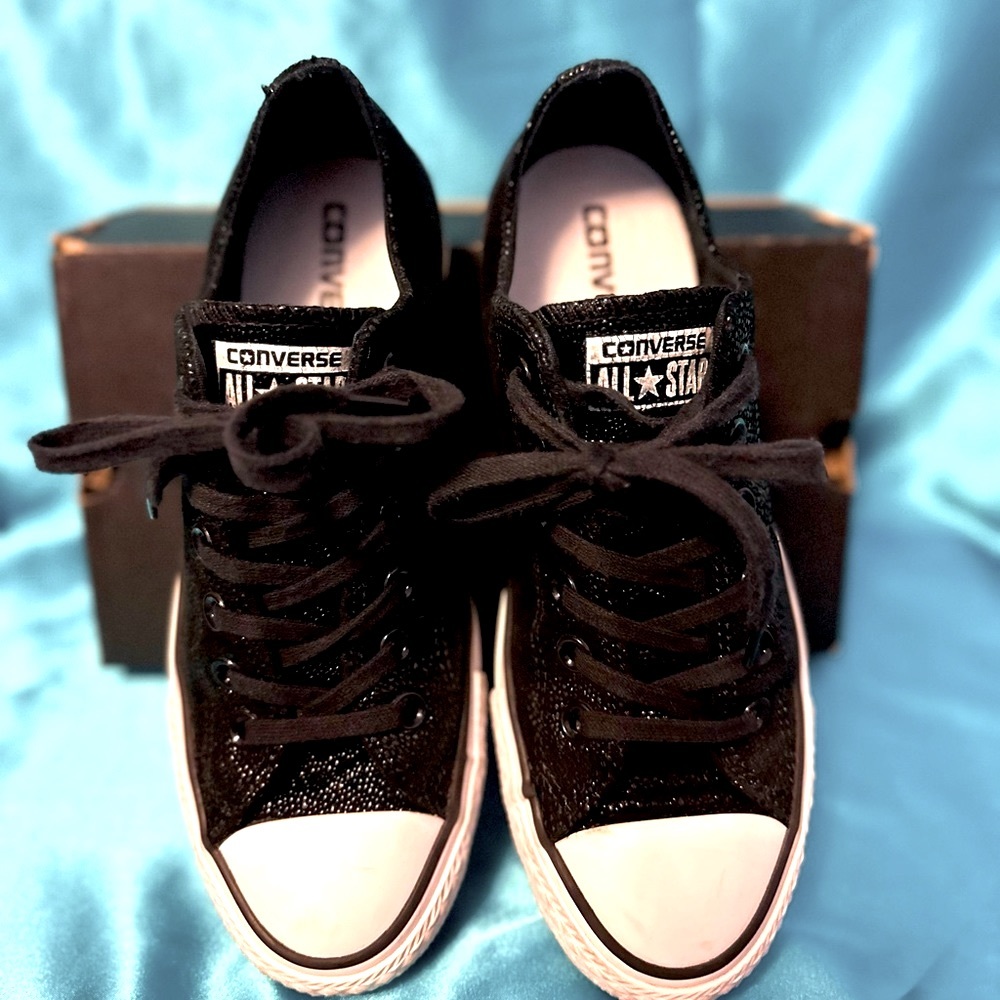 Converse All-Stars metallic black